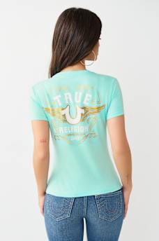 CAMISETA CON HERRADURA Y ALAS, image 6