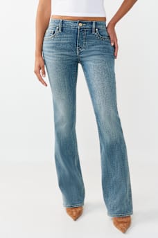 BECCA MID RISE STUDDED BOOTCUT JEAN, image 5