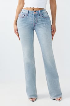 BECCA MID RISE MULTI-STITCH FLAP BOOTCUT JEAN, image 2