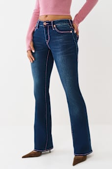 BECCA MID RISE BIG T BOOTCUT JEAN, image 4