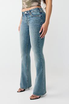 BECCA MID RISE BIG T FLAP BOOTCUT JEAN, image 4