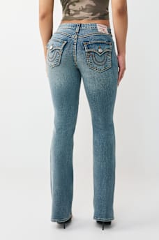 BECCA MID RISE BIG T FLAP BOOTCUT JEAN, image 5