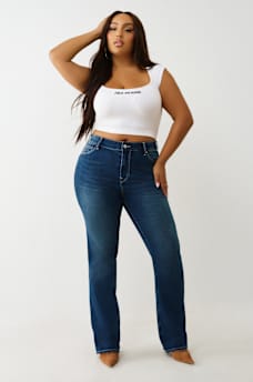 PLUS BILLIE MID RISE STRAIGHT JEAN, image 3