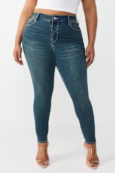 PLUS JENNIE MID RISE CURVY SKINNY JEAN, image 1