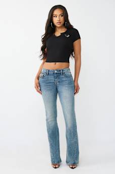 JOEY MID RISE FLAP FLARE JEAN, image 2