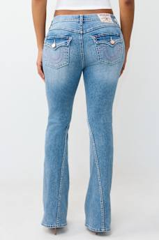 JOEY MID RISE BIG T FLAP FLARE JEAN, image 5