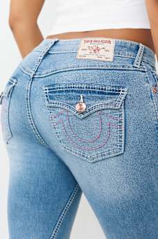 JOEY MID RISE BIG T FLAP FLARE JEAN, image 1