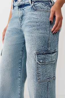BOBBI MID RISE BAGGY CARGO JEAN, image 5