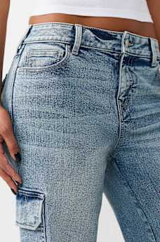 BOBBI MID RISE BAGGY CARGO JEAN, image 6