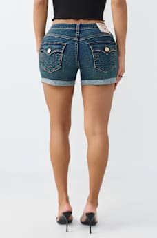 SHORTS JAYDE DE TIRO MEDIO CON SOLAPA, image 6