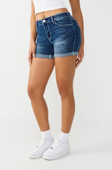 SHORTS JAYDE DE TIRO MEDIO CON SOLAPA, image 4