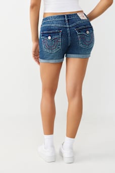 SHORTS JAYDE DE TIRO MEDIO CON SOLAPA, image 5