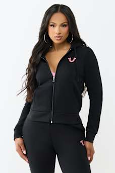 GLITTER BUDDHA CLASSIC ZIP HOODIE, image 2