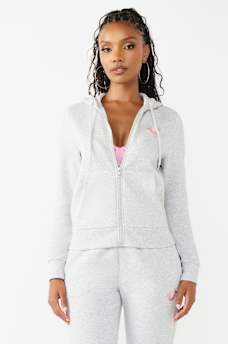 GLITTER BUDDHA CLASSIC ZIP HOODIE, image 2