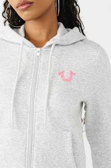 GLITTER BUDDHA CLASSIC ZIP HOODIE, image 5