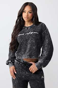 WASHED CREWNECK PULLOVER, image 2