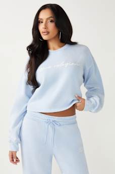 WASHED CREWNECK PULLOVER, image 1