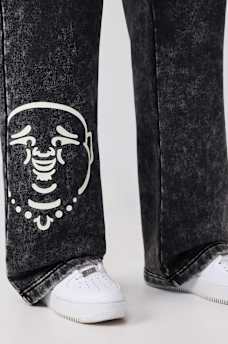 WASHED STRAIGHT LEG SWEATPANT, image 4