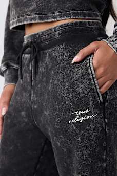 WASHED STRAIGHT LEG SWEATPANT, image 5