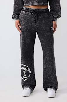 WASHED STRAIGHT LEG SWEATPANT, image 1