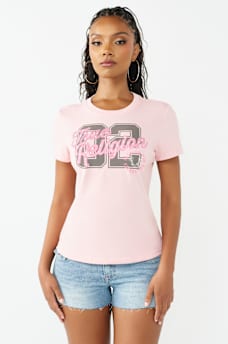 CRYSTAL HORSESHOE CREWNECK TEE, image 2