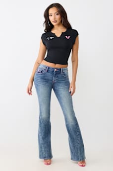 HORSESHOE V-NOTCH TEE