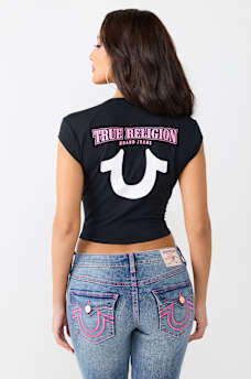 HORSESHOE V-NOTCH TEE