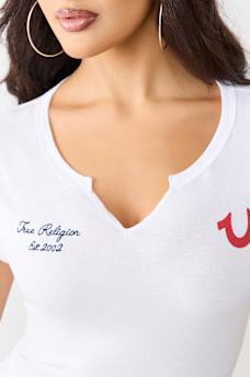 HORSESHOE V-NOTCH TEE