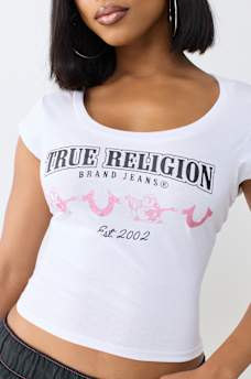 SCOOP NECK BABY TEE