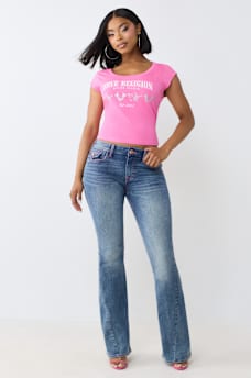 SCOOP NECK BABY TEE