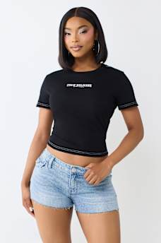 CRYSTAL TIGER RELAXED SHRUNKEN TEE