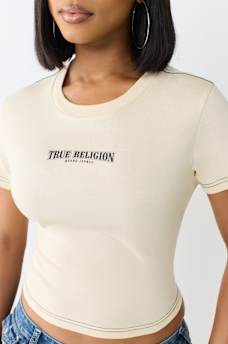CRYSTAL TIGER RELAXED SHRUNKEN TEE