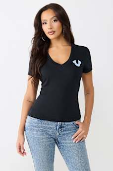 WING V-NECK TEE