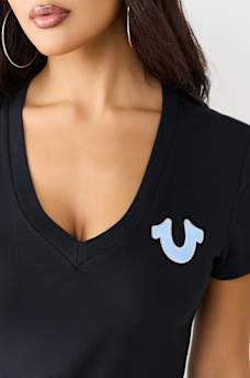 WING V-NECK TEE