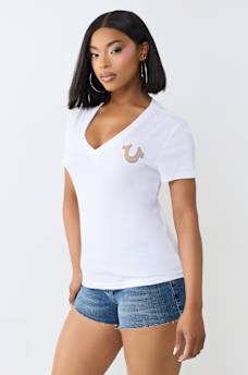 WING V-NECK TEE