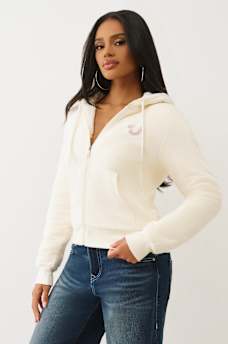 SUDADERA CON CAPUCHA Y CIERRE SHERPA Y BUDDHA, image 4