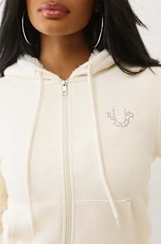 SUDADERA CON CAPUCHA Y CIERRE SHERPA Y BUDDHA, image 6