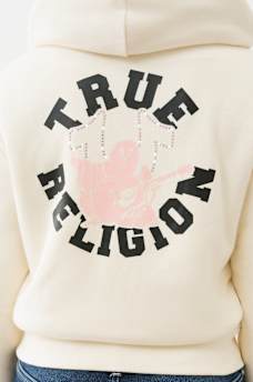 SUDADERA CON CAPUCHA Y CIERRE SHERPA Y BUDDHA, image 1