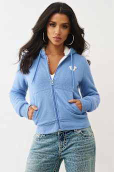 WORLD TOUR SHERPA-LINED ZIP HOODIE, image 1