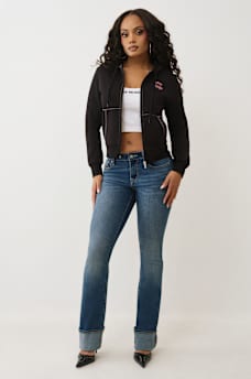 CONTRAST STITCH ZIP HOODIE, image 3