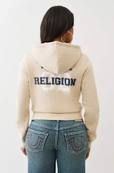 SUDADERA CON CAPUCHA, CIERRE Y COSTURAS EN CONTRASTE, image 5