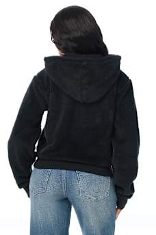 VARSITY SHERPA BOMBER JACKET