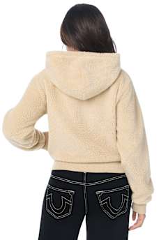 VARSITY SHERPA BOMBER JACKET