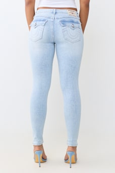 JENNIE MID RISE FLAP CURVY SKINNY JEAN