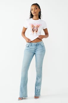JOEY BUTTERFLY FLAP FLARE JEAN, image 3