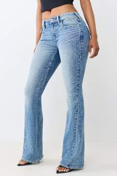 JOEY MID RISE FLAP FLARE JEAN