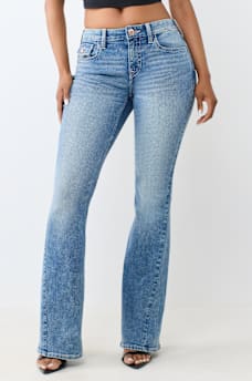 JOEY MID RISE FLAP FLARE JEAN