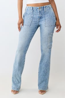 BECCA MID RISE CARPENTER BOOTCUT JEAN