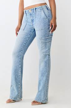 BECCA MID RISE CARPENTER BOOTCUT JEAN