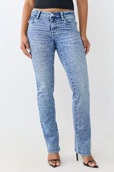 BILLIE MID RISE FLAP STRAIGHT JEAN